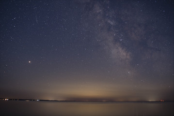 Fototapeta na wymiar Lake Milky Way