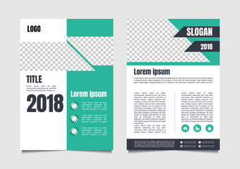 Brochure or flyer page design for advertisement