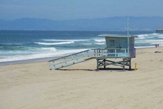 Hermosa Beach, Lifeguard stand, L.A. Beach