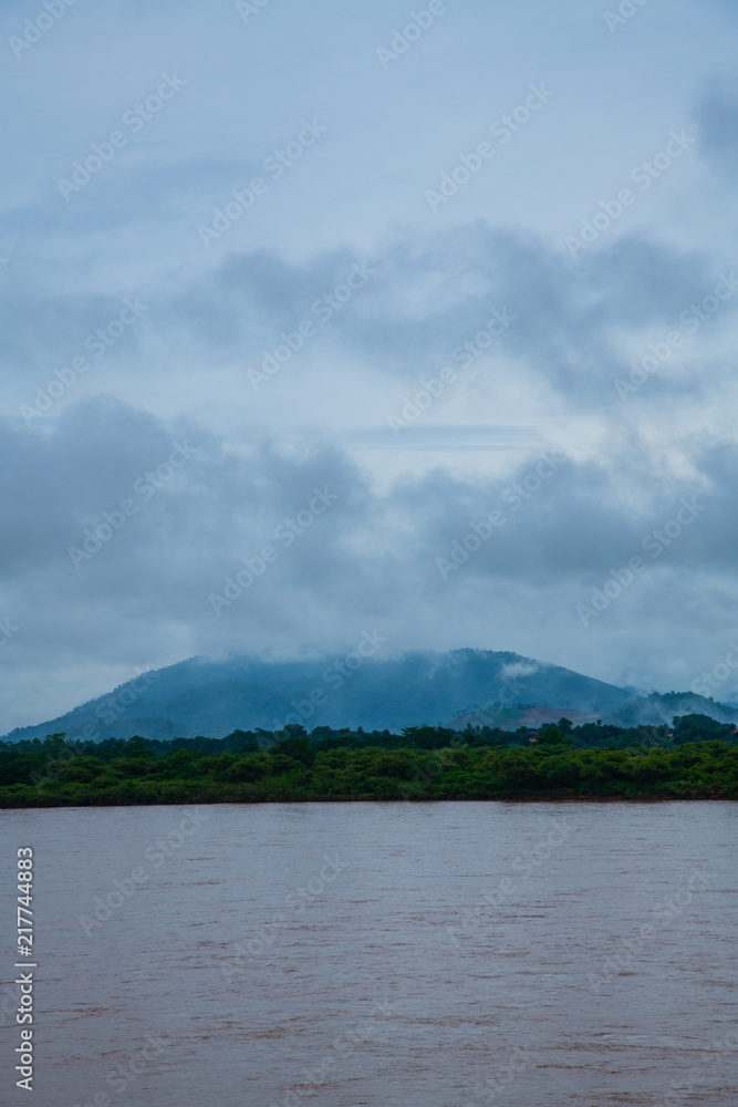 Canvas Prints Natural view of Mekong river