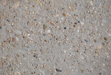 Background of Dried Cement with Pebbles