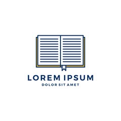 book logo vector icon illustration
