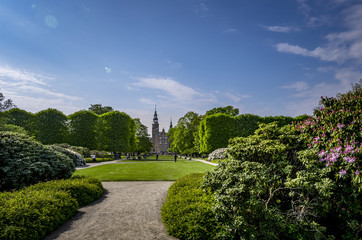 Fototapeta na wymiar Rosenborg Castle, Copenhagen, Denmark, Europe