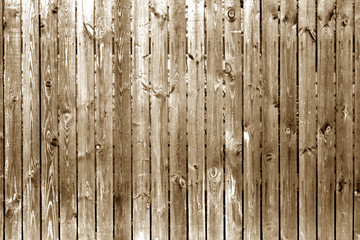 Old wooden fence in brown tone.