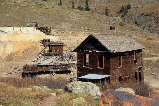 Ghost Town Animas Forks Colorado USA