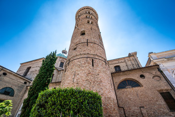 The tower of the basilica San Vitale, Ravenna