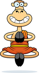 Smiling Cartoon Camel Monk