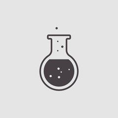 test tube vector icon