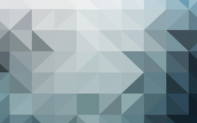 Fototapeta premium Light BLUE vector gradient triangles pattern.