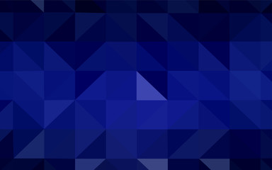 Dark Green, Yellow vector gradient triangles pattern.