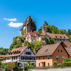 Burg in Tüchersfeld / Fränkische Schweiz
