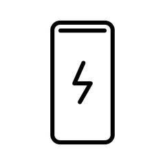 Power bank icon symbol flat style vector illustration