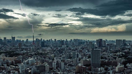 東京・雨