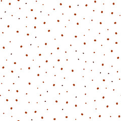 Dark Red vector seamless layout with circle shapes.