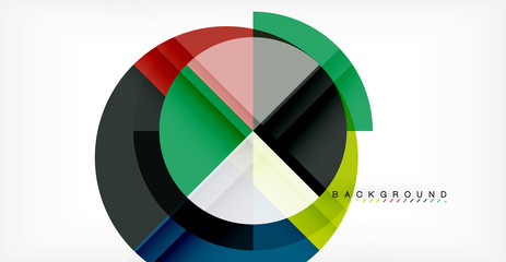 Obraz premium Wektorowy okręgu abstrakta tło