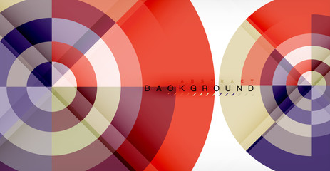 Obraz premium Vector circle abstract background