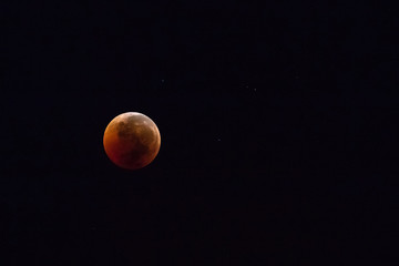 Eclipse de lune Rouge de Sang de juillet 2018
