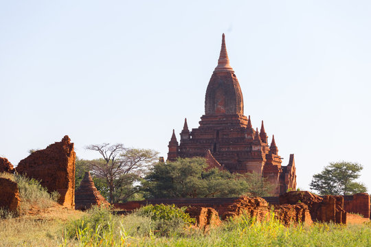Tham Bula temple in Bagan, Myanmar