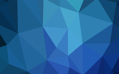 Light BLUE vector gradient triangles template.