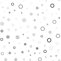 Light Gray vector seamless backdrop with dots.