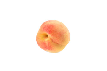 peach on a white background