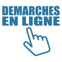 Logo démarches en ligne.