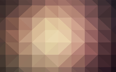 Dark Pink vector low poly cover.