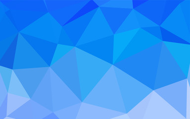 Light BLUE vector polygon abstract layout.