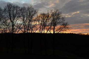 Naklejka premium Abendhimmel