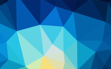 Light Blue, Green vector gradient triangles template.