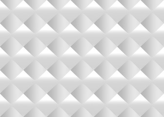 Fototapeta na wymiar 3d rendering. seamless simple light gray square grid pattern wall background.