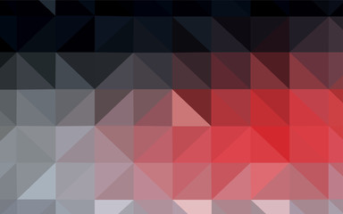 Obraz premium Dark Red vector gradient triangles template.