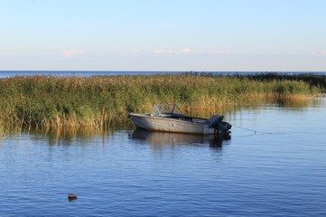old boat at Ladoga lake