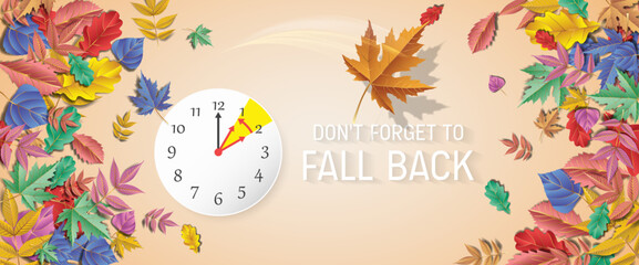 Day Light Savings Time End - Don't Forget To Fall Back.