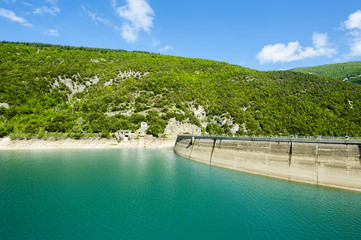 Diga del Lago di Fiastra (MC)
