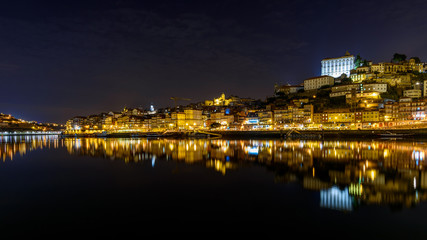 Fototapeta na wymiar Porto night panorama
