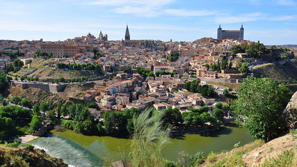 Fototapeta na wymiar View of Toledo old town, Spain