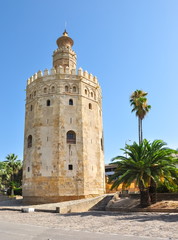 Fototapeta premium Tower of Gold (Torre del Oro), Seville, Spain
