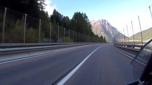 Schweiz - Fahrt vom Simplon nach Susten