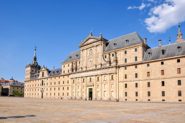 Fototapeta na wymiar El Escorial Palace near Madrid, Spain