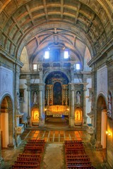 Inside Grilos Church in Porto