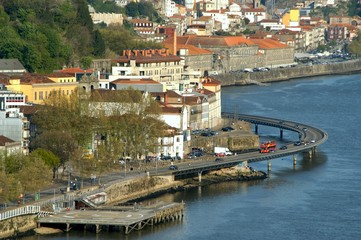 View on Douro River in Porto