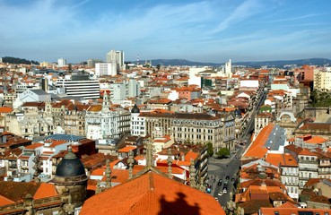 Panoramic view of Porto