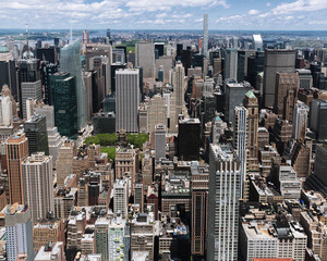 Fototapeta premium Skyscrapers of Middle Manhattan in New York City
