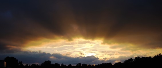 Himmel,abendrot, himmel, cloud, sonne, natur, sonnenaufgang, landschaft, orange, licht, abenddämmerung, abend, blau, farbe, schön, wetter, sonnenlicht, dramatisch, 