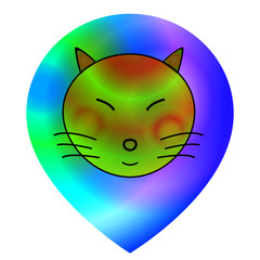 Yellow Cat Icon