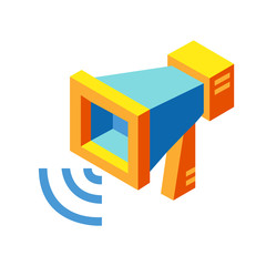Marketing Isometric illustration