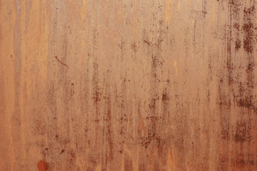 corrosion on metal orange background
