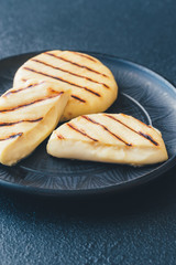 Grilled cheese close up