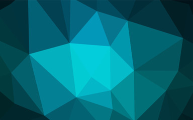 Light Green vector low poly texture.